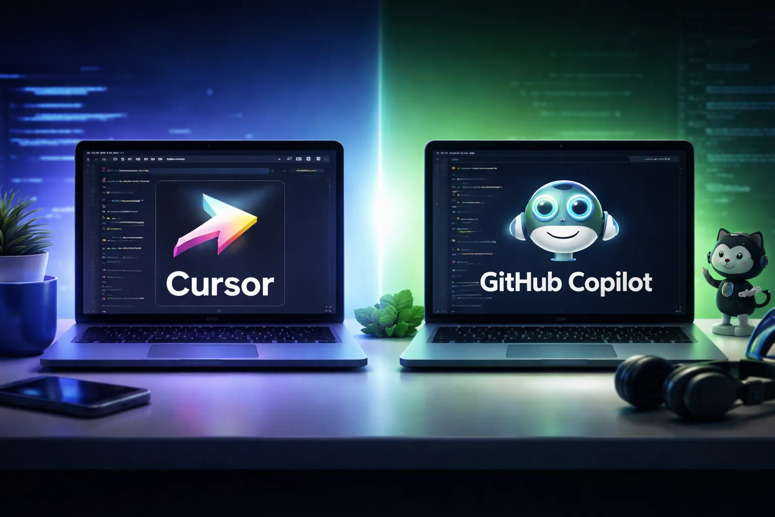 مقایسه Cursor با GitHub Copilot